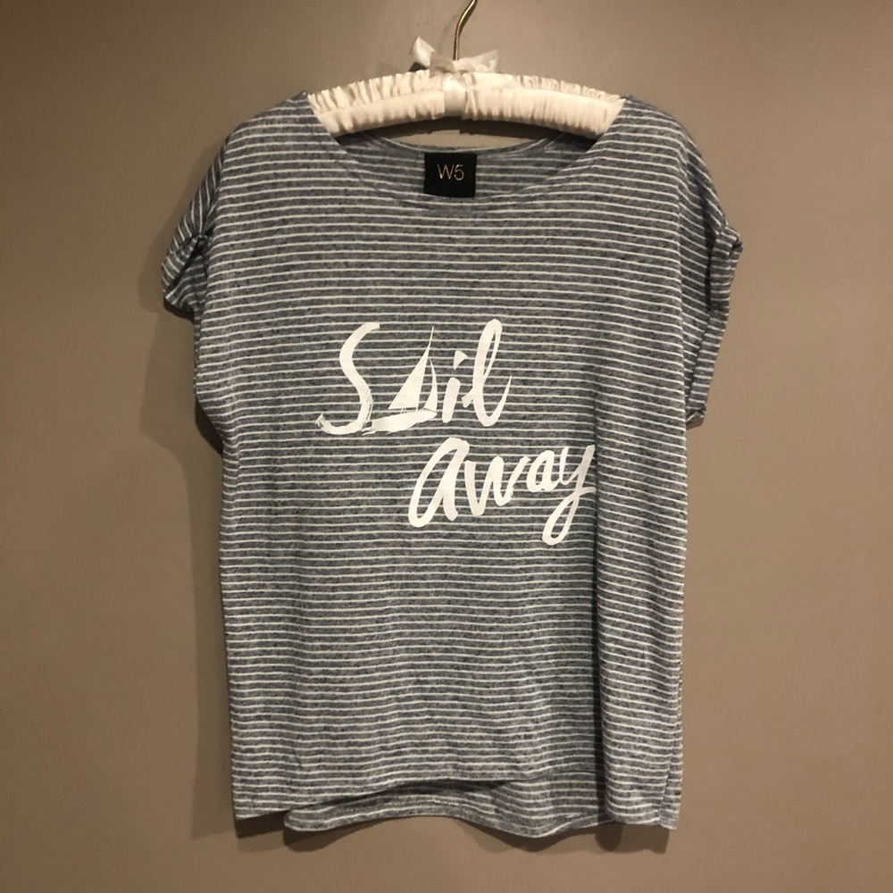 🎀 W5 nautical graphic tee